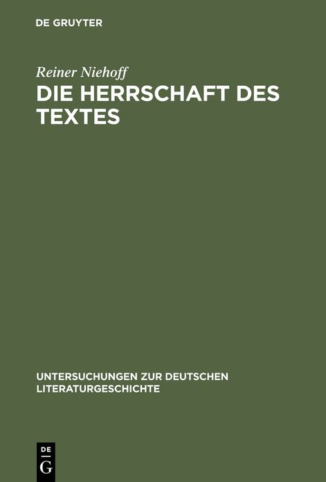 Die Herrschaft des Textes: Zitattechnik als Sprachkritik in Georg Buchners Drama "Danton's Tod" unter Berucksichtigung der "Letzten Tage der Menschheit" von Karl Kraus
