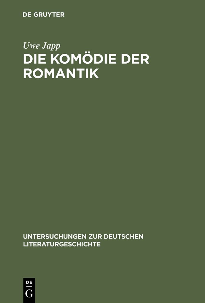 Die Komodie der Romantik: Typologie und Uberblick