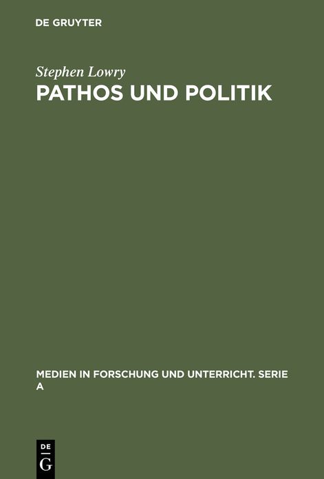 Pathos und Politik: Ideologie in Spielfilmen des Nationalsozialismus