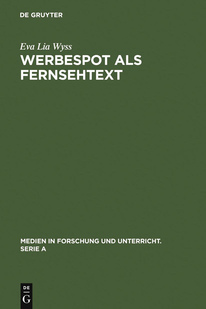 Werbespot als Fernsehtext: Mimikry, Adaptation und kulturelle Variation