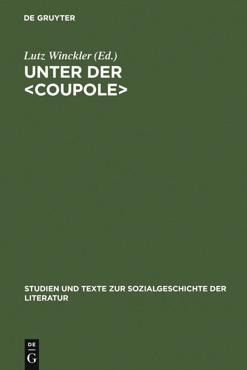 Unter der <Coupole>: Die Paris-Feuilletons Hermann Wendels 1933-1936