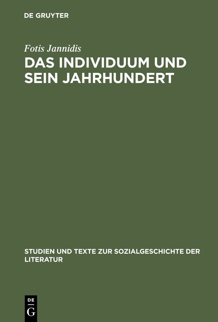 Das Individuum und sein Jahrhundert: Eine Komponenten- und Funktionsanalyse des Begriffs 'Bildung' am Beispiel von Goethes "Dichtung und Wahrheit"