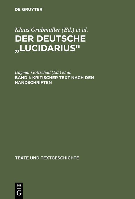 Kritischer Text nach den Handschriften