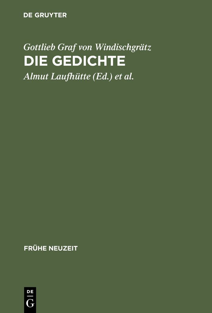 Die Gedichte: "Wie gerne wolt' auch ich, die hoh' des bergs ersteigen"
