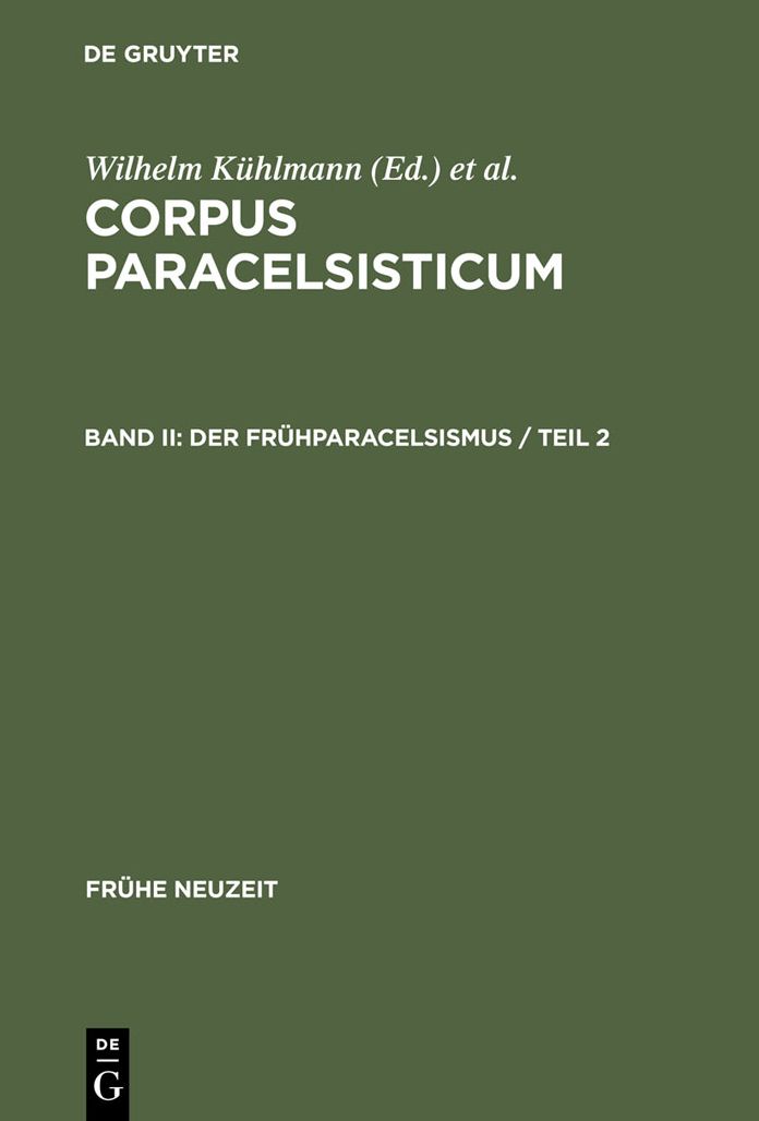 Der Fruhparacelsismus / Teil 2