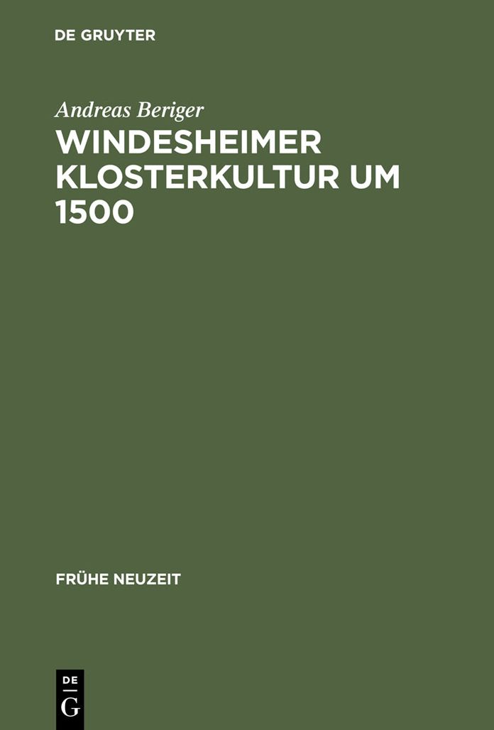 Windesheimer Klosterkultur um 1500: Vita, Werk und Lebenswelt des Rutger Sycamber
