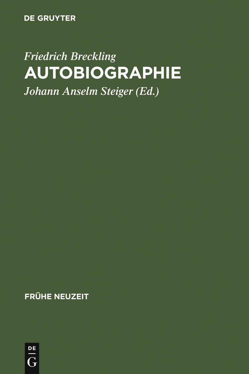 Autobiographie: Ein fruhneuzeitliches Ego-Dokument im Spannungsfeld von Spititualismus, radikalem Pietismus und Theosophie