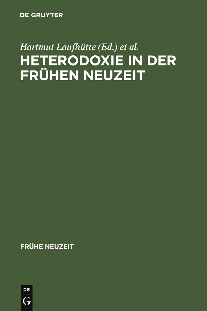 Heterodoxie in der Fruhen Neuzeit