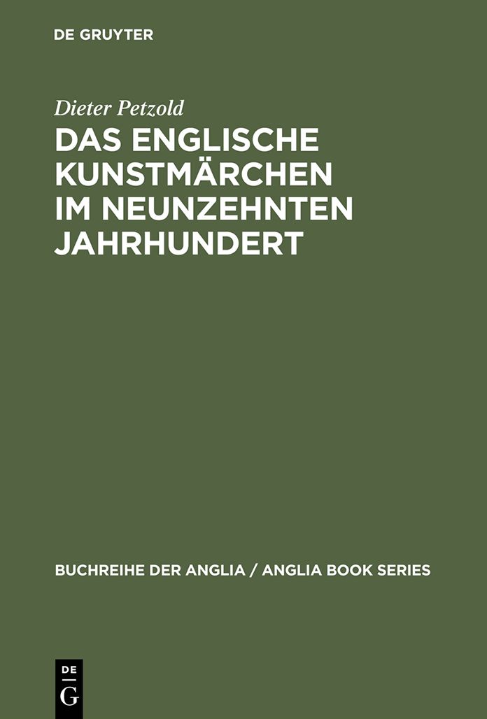 Das englische Kunstmarchen im neunzehnten Jahrhundert