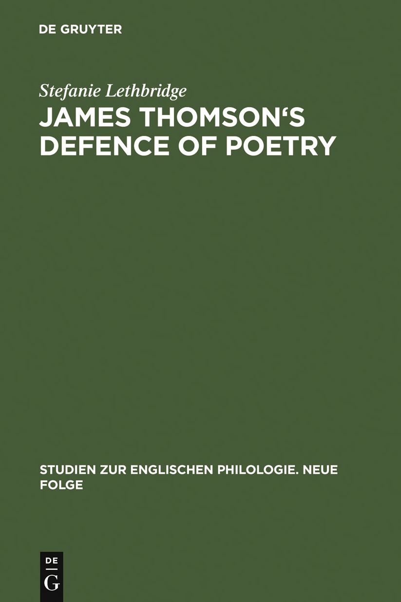 James Thomson's Defence of Poetry: Intertextual Allusion in "The Seasons"