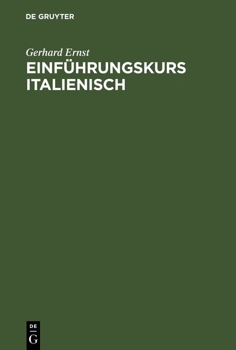 Einführungskurs Italienisch