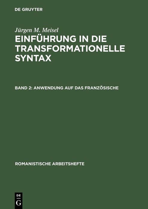 Anwendung auf das Franzosische