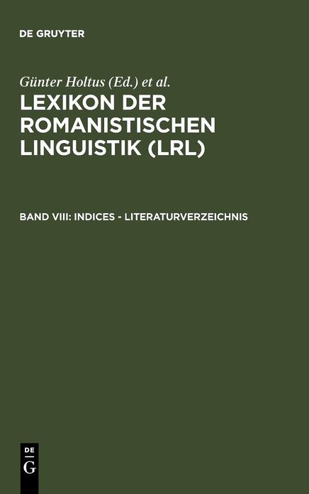 Indices - Literaturverzeichnis
