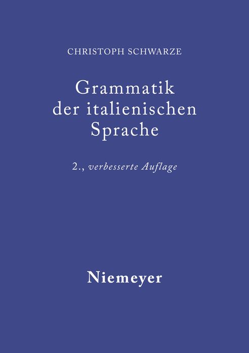 Grammatik der italienischen Sprache