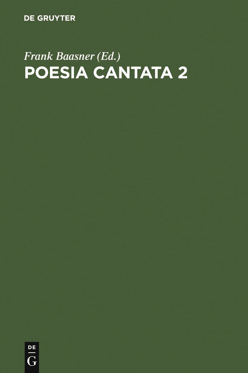 Poesia cantata 2: Die italienischen Cantautori zwischen Engagement und Kommerz