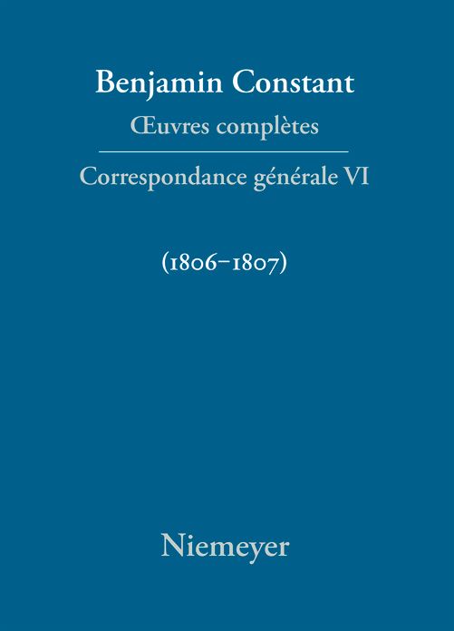 Correspondance generale 1806-1807
