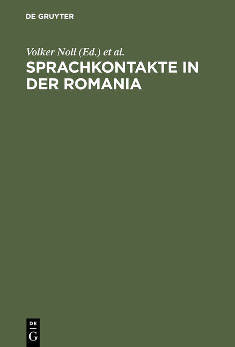 Sprachkontakte in der Romania: Zum 75. Geburtstag von Gustav Ineichen