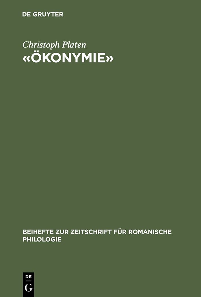 "Okonymie": Zur Produktnamen-Linguistik im Europaischen Binnenmarkt