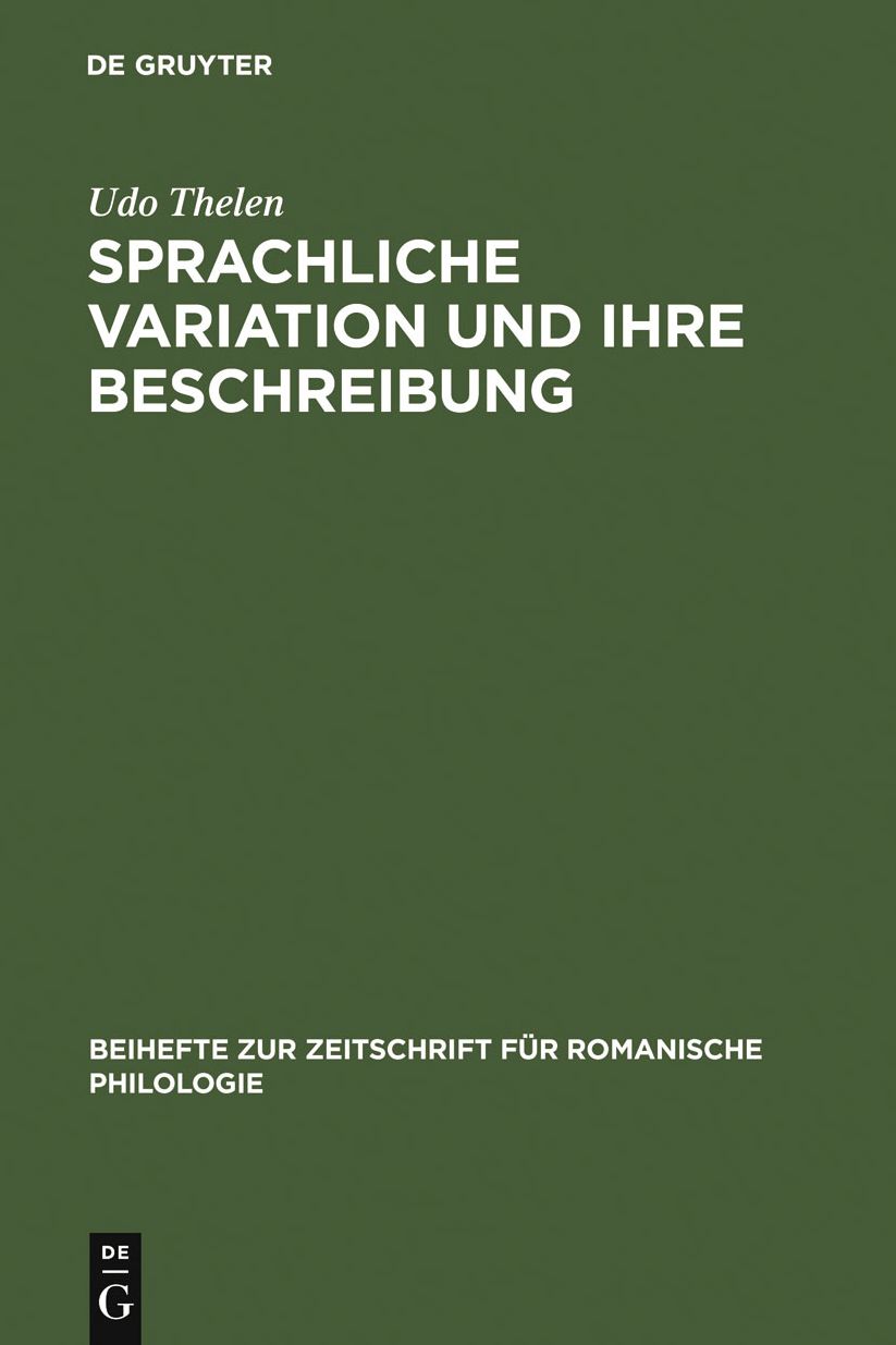 Sprachliche Variation und ihre Beschreibung: Zur Markierungspraxis in der franzosischen Sprachlehre und Grammatikographie zwischen Maas und Rhein vom 16. bis zum 18. Jahrhundert