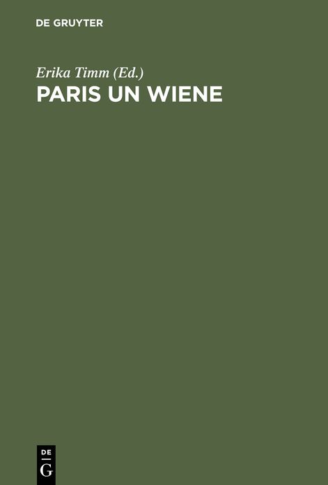Paris un Wiene: Ein jiddischer Stanzenroman des 16. Jahrhunderts von (oder aus dem Umkreis von) Elia Levita