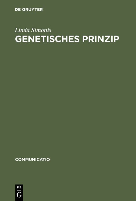 Genetisches Prinzip: Zur Struktur der Kulturgeschichte bei Jacob Burckhardt, Georg Lukacs, Ernst Robert Curtius und Walter Benjamin