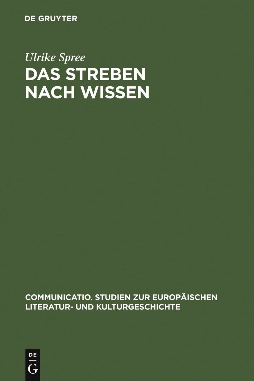 Das Streben nach Wissen: Eine vergleichende Gattungsgeschichte der popularen Enzyklopadie in Deutschland und Grossbritannien im 19. Jahrhundert
