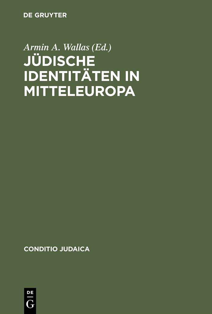 Judische Identitaten in Mitteleuropa: Literarische Modelle der Identitatskonstruktion