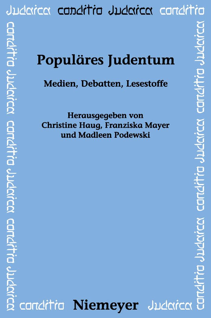 Populares Judentum: Medien, Debatten, Lesestoffe