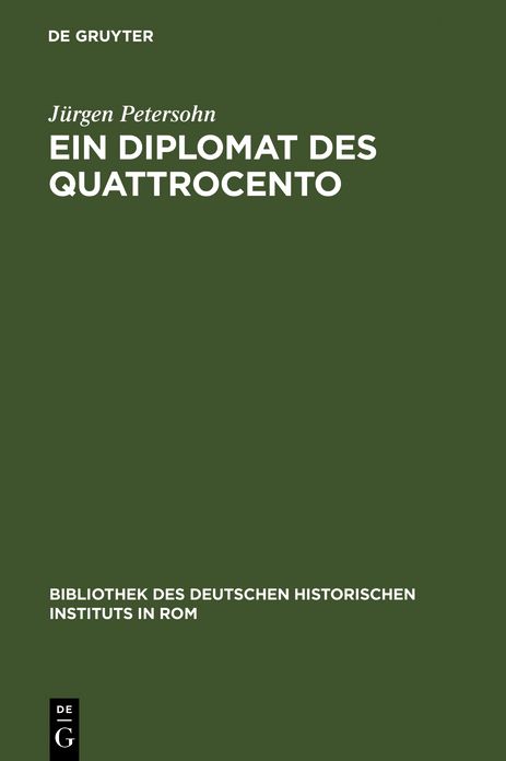 Ein Diplomat des Quattrocento: Angelo Geraldini (1422-1486)