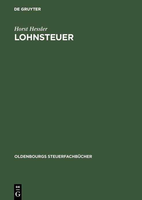 Lohnsteuer: Lehr- und Lernbuch