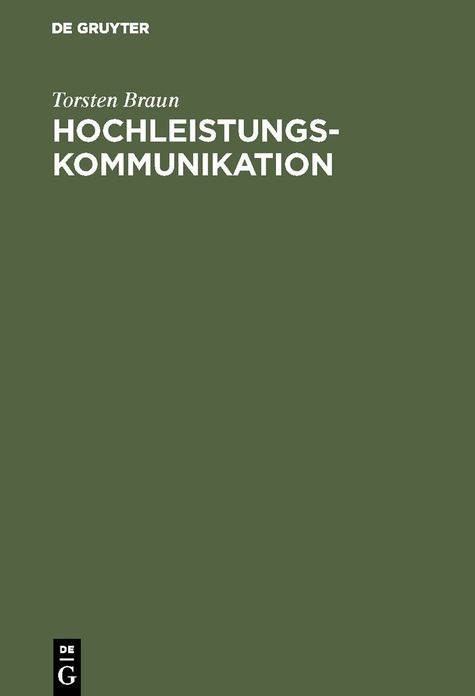 Hochleistungskommunikation: Band 2: Transportdienste und -protokolle