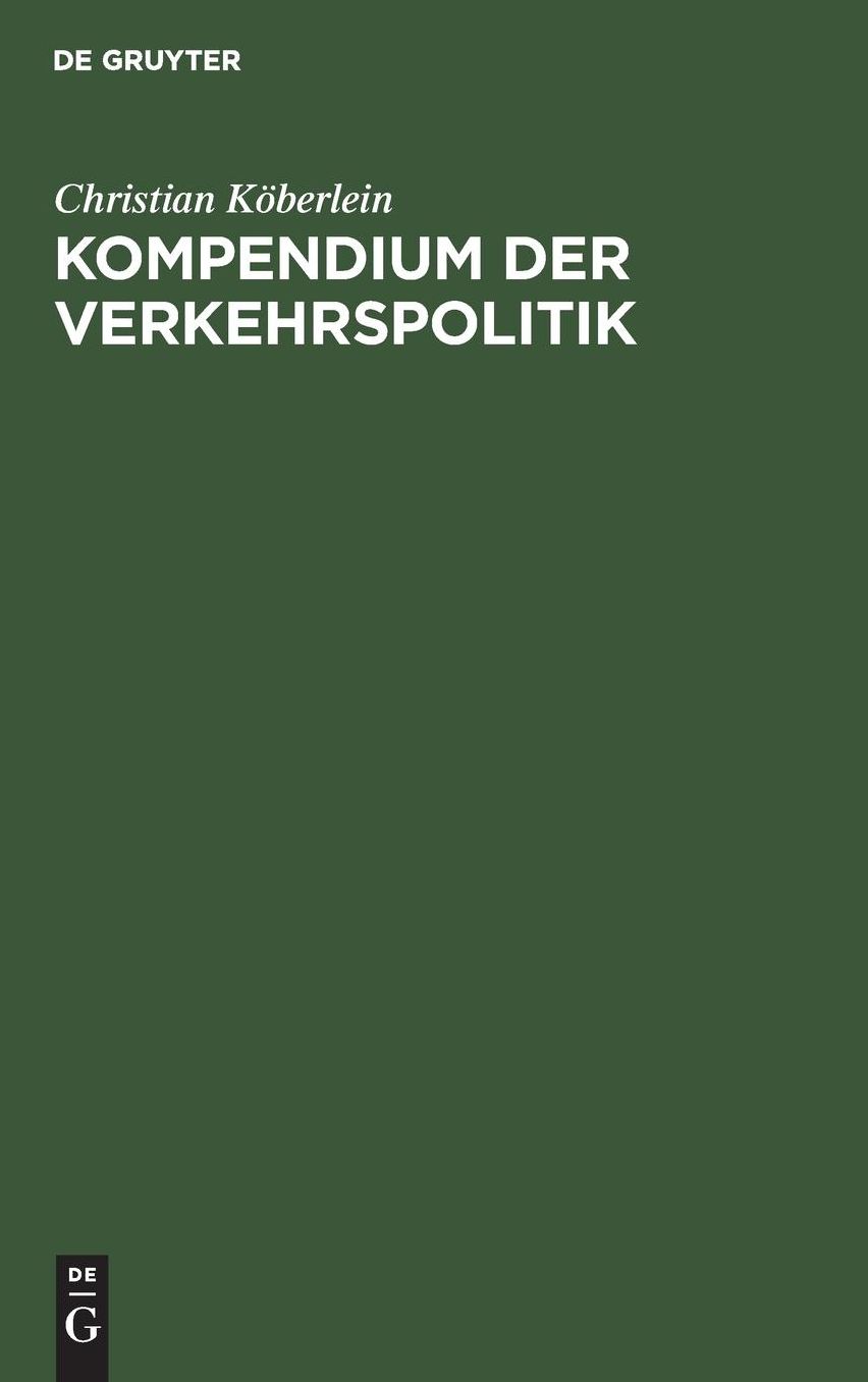 Kompendium der Verkehrspolitik
