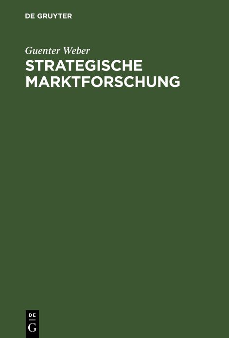 Strategische Marktforschung