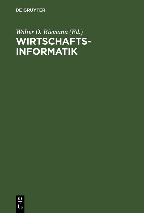 Wirtschaftsinformatik: Anwendungsorientierte Einführung