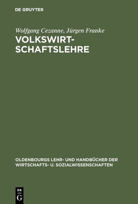 Volkswirtschaftslehre: Einfuhrung