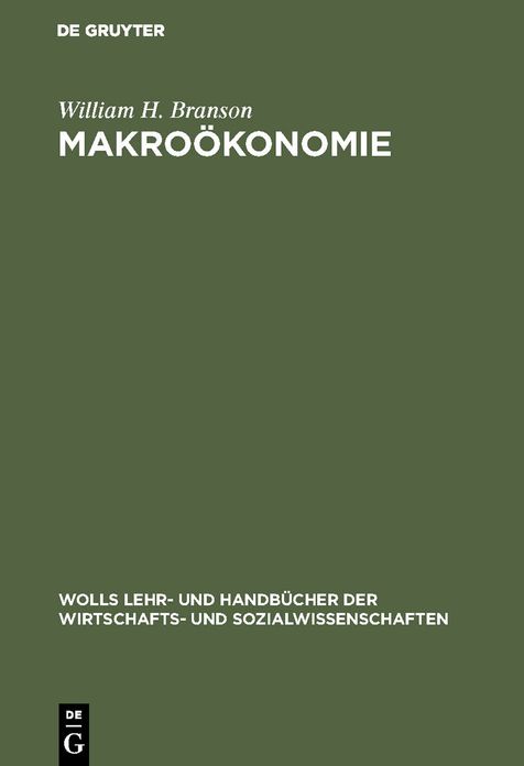 Makroökonomie: Theorie und Politik