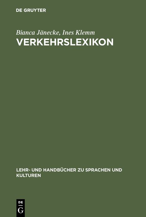 Verkehrslexikon: Deutsch-Russisch, Russisch-Deutsch