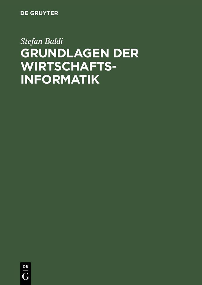 Grundlagen der Wirtschaftsinformatik