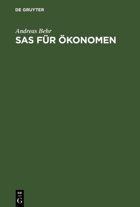 SAS für Ökonomen