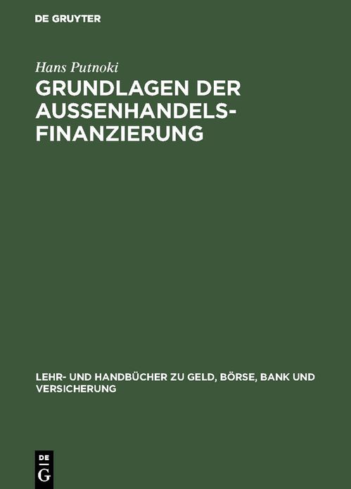Grundlagen der Außenhandelsfinanzierung