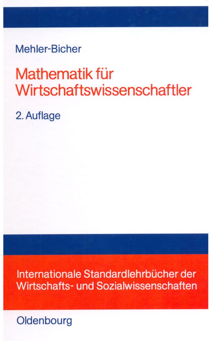 Mathematik fur Wirtschaftswissenschaftler