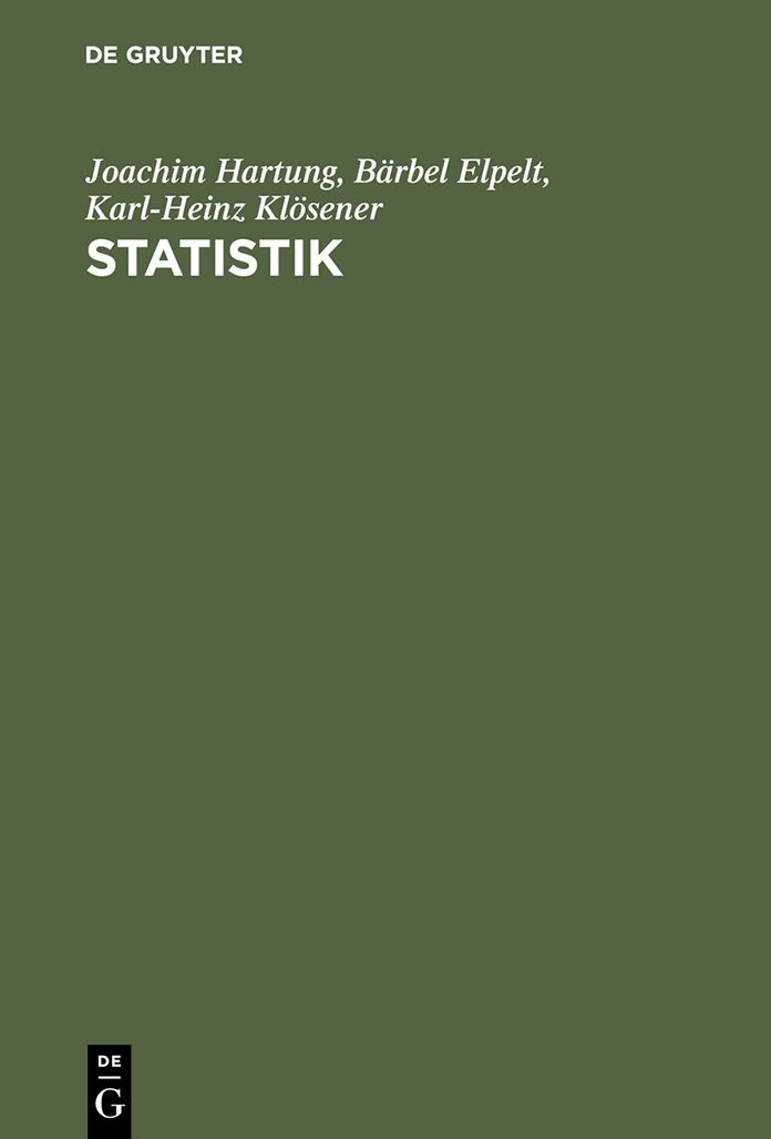 Statistik: Lehr- und Handbuch der angewandten Statistik