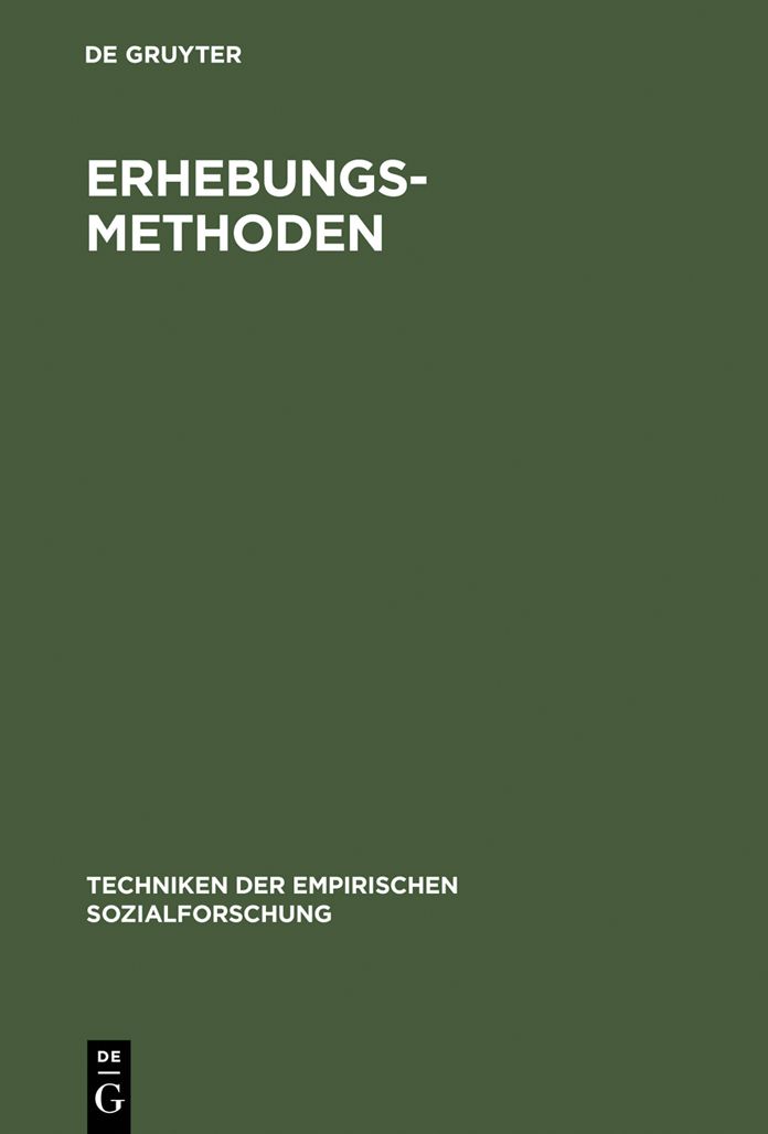 Erhebungsmethoden: Die Befragung