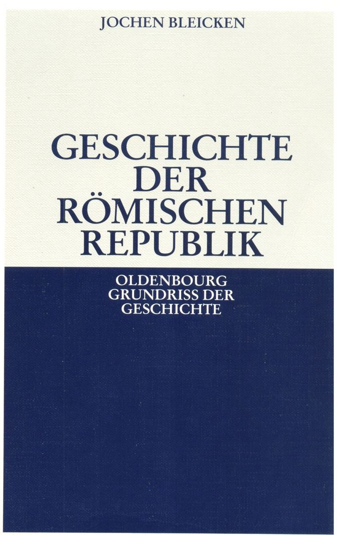 Geschichte der Romischen Republik