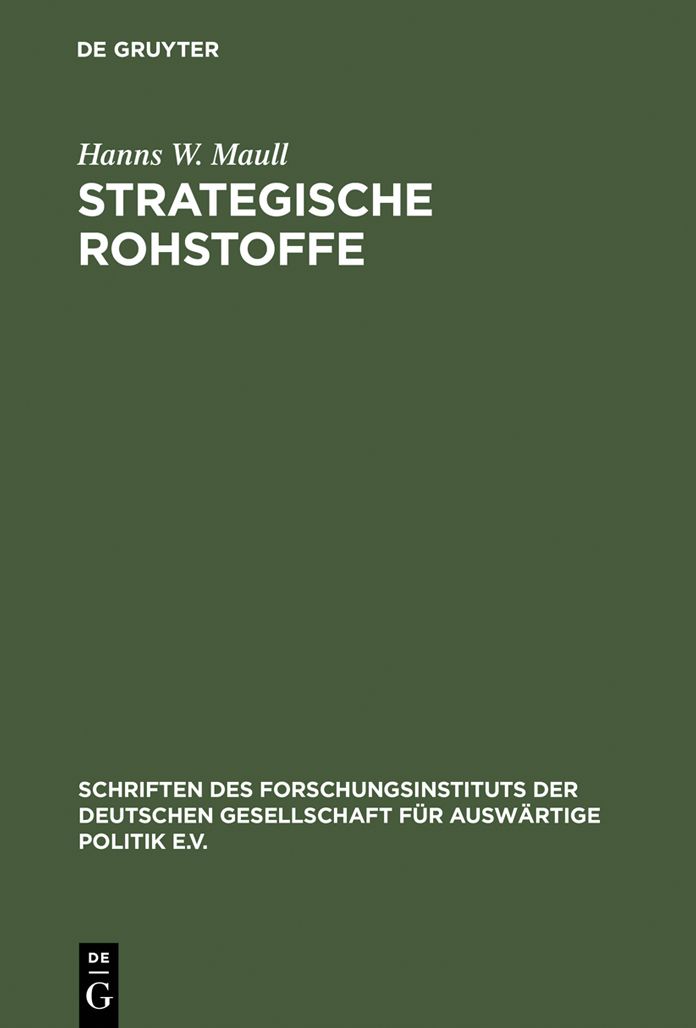 Strategische Rohstoffe: Risiken fur die wirtschaftliche Sicherheit des Westens