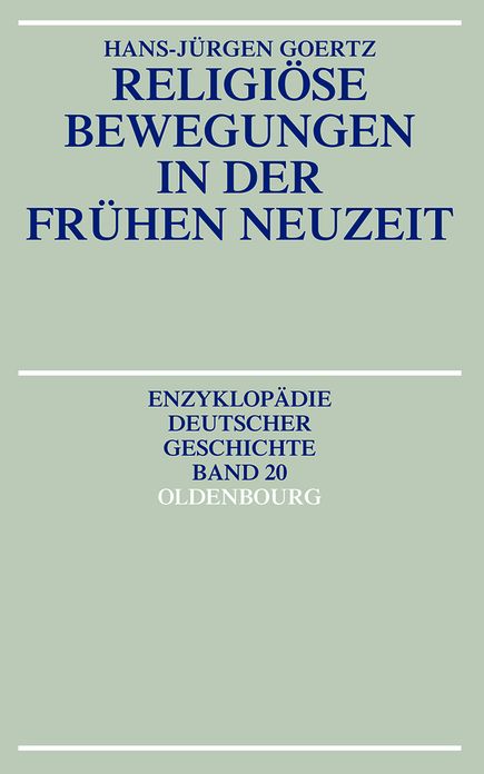 Religiose Bewegungen in der Fruhen Neuzeit
