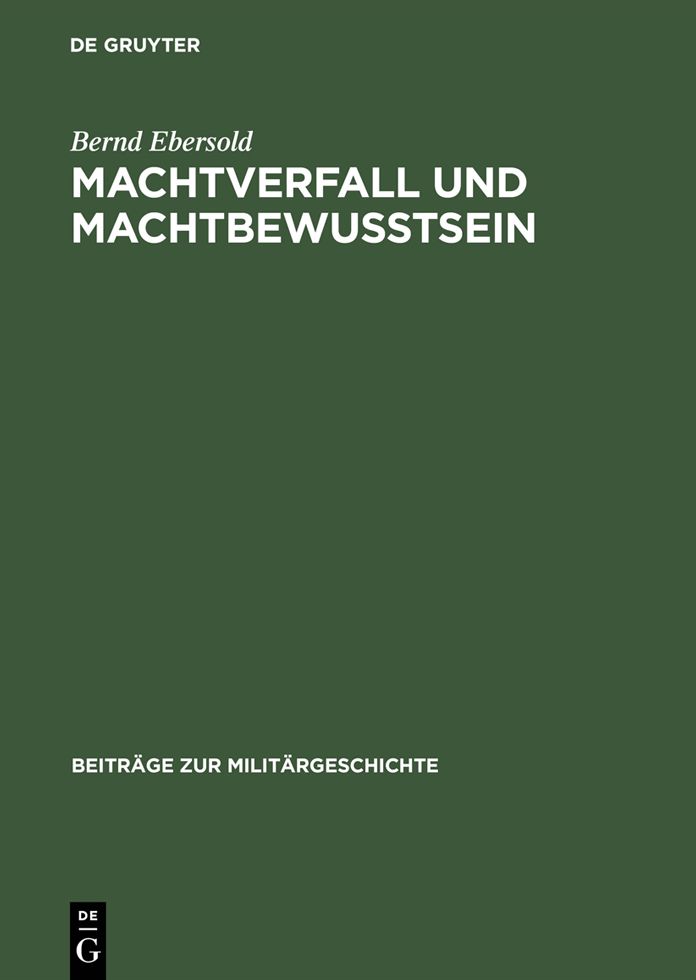 Machtverfall und Machtbewusstsein: Britische Friedens- und Konfliktlösungsstrategien 1918-1956