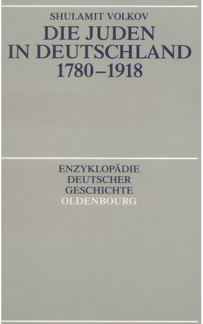 Die Juden in Deutschland 1780-1918