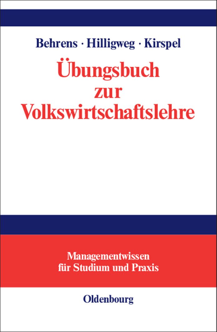 Ubungsbuch zur Volkswirtschaftslehre