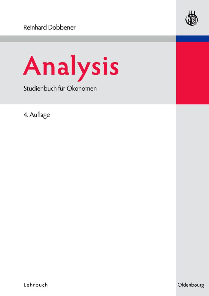 Analysis: Studienbuch fur Okonomen